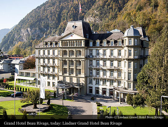 Lindner Grand Hotel Beau Rivage Interlaken Historic Hotels Of
